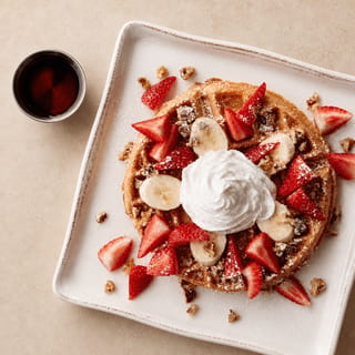 Strawberry Banana Waffle